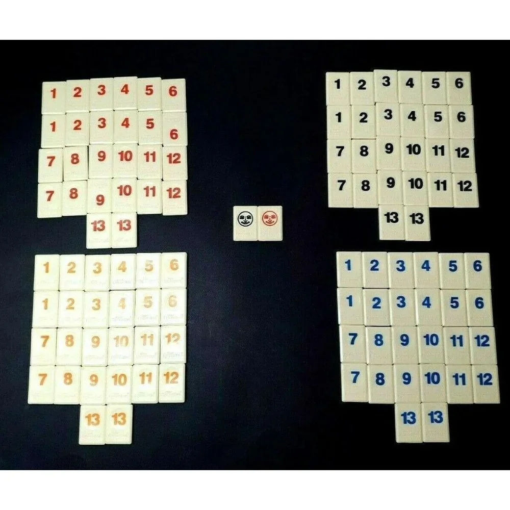 Pressman rummikub numbers